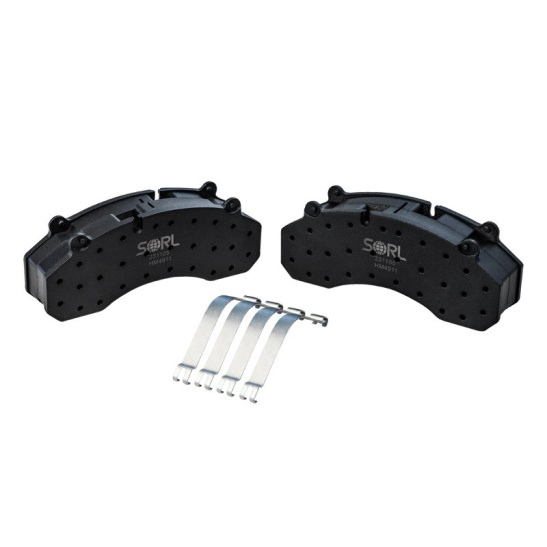 Колодки тормозные дисковые передние ("SORL") (HM4911) HOWO (OEM: WG9100443050) 