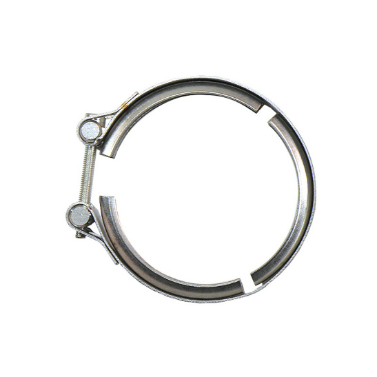 XV-126-00.00.000 ХОМУТ ТУРБОКОМПРЕССОРА 740.60-1118012/13 (ТКР7С-6M) (V-образный) D=126мм (взамен 06154009126 и 78803) (ПКФ Полюс, г.Зеленодольск)