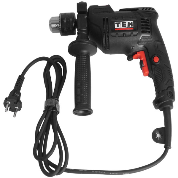 Дрель ударная TD1307AX, 710 Вт, 13 мм, TEH, +набор оснастки