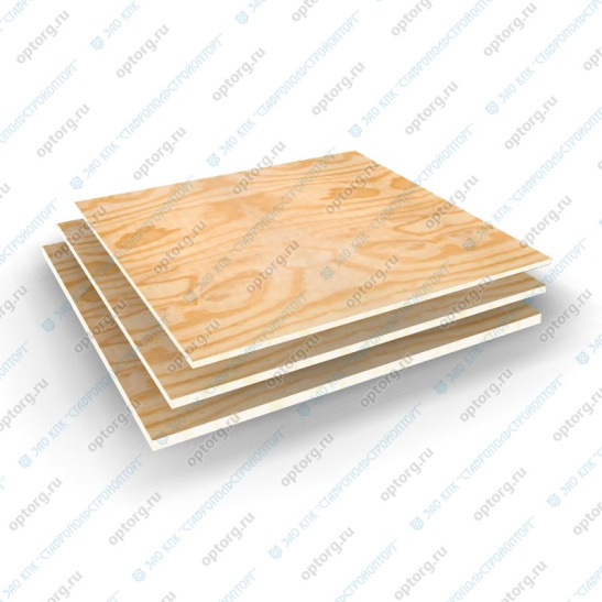 Фанера ФК березовая 12x1525x1525 мм, сорт 3/3, Ш2, г. Архангельск