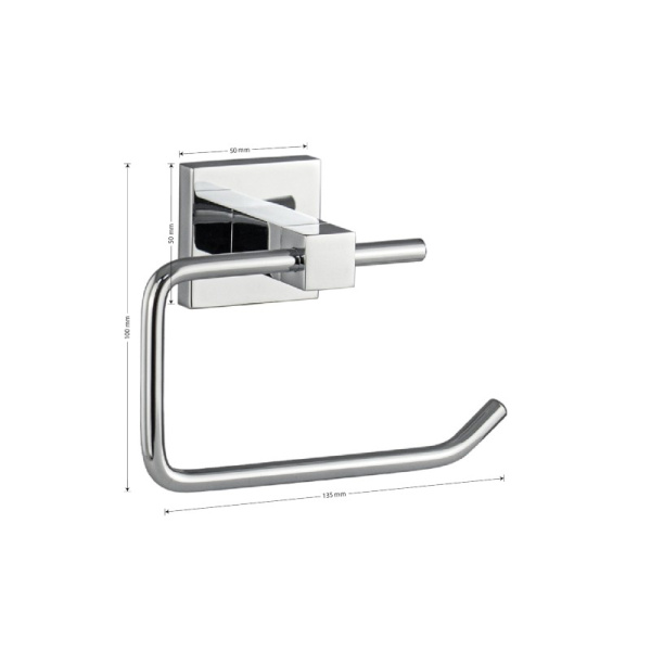 Держатель туалетной бумаги, 84002, хром, GFmark, Санакс