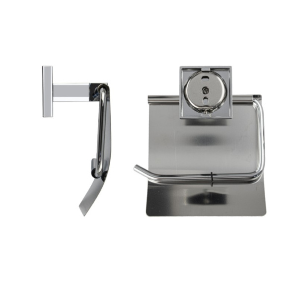 Держатель туалетной бумаги с экраном, 84003, хром, GFmark, Санакс