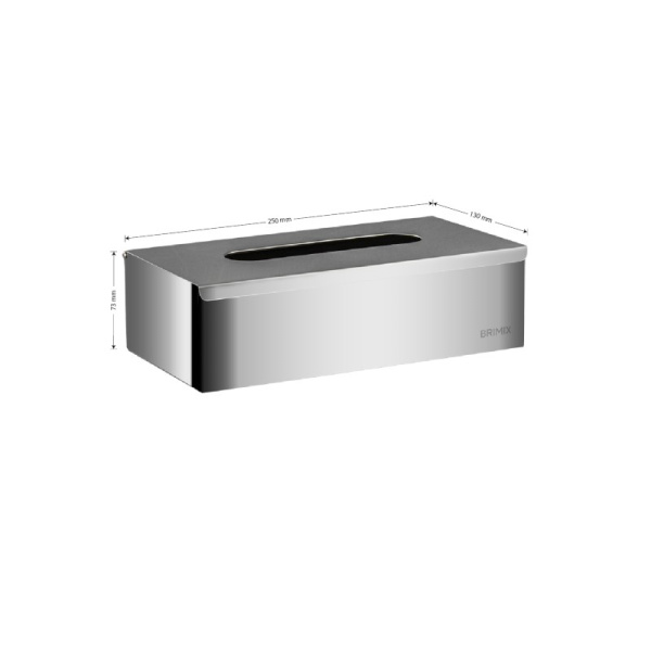 9999 Диспенсер для салфеток и бумажных полотенец универсальный, хром, BRIMIX, Санакс