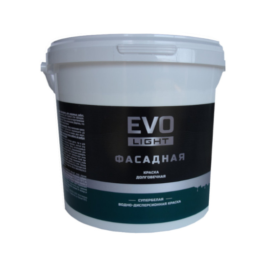 Краска ВД супербелая фасадная 6,5 кг, EVO LIGHT, г. Ставрополь 