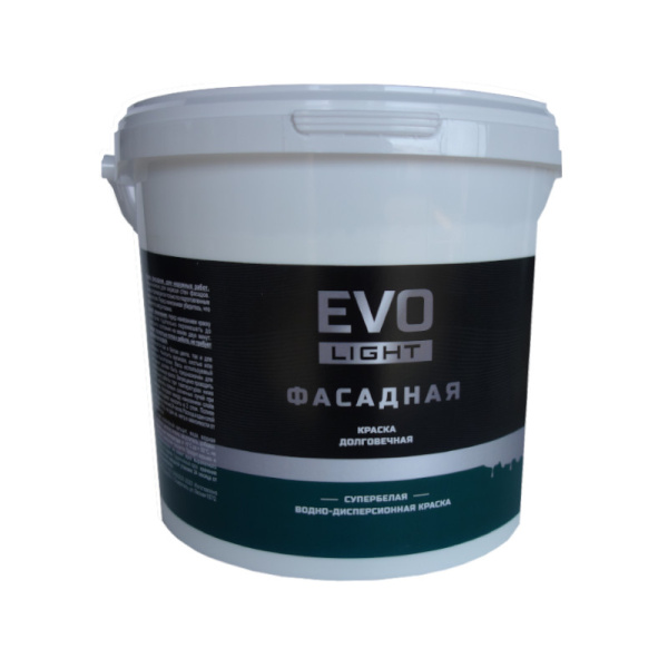 Краска ВД супербелая фасадная 3 кг, EVO LIGHT, г. Ставрополь 