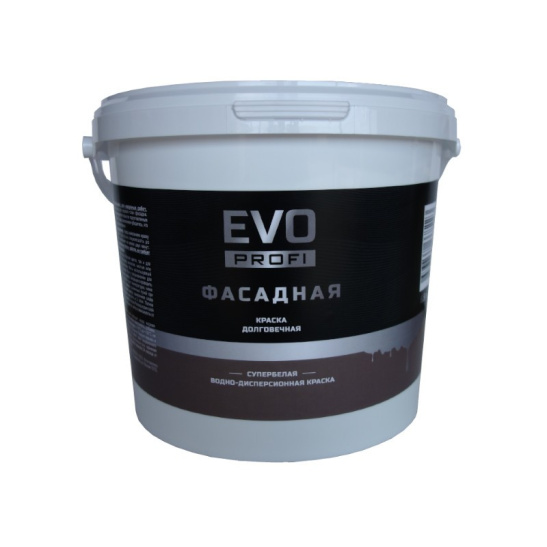Краска ВД супербелая фасадная 6,5 кг, EVO PROFI, г. Ставрополь 