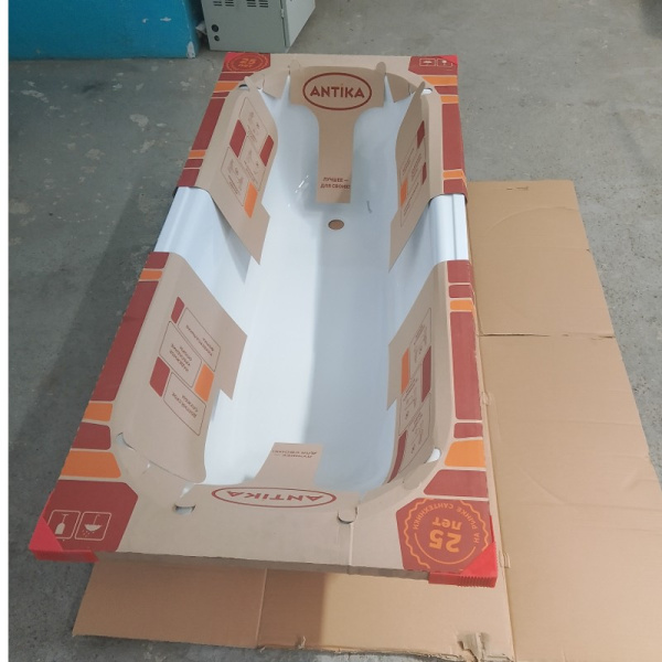 Ванна стальная 1600x700x400 мм, без ножек, белая, Antika №16 уцененная (г. Екатеринбург)