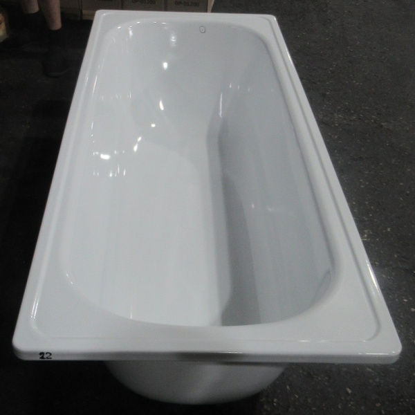 Ванна стальная 1700x700x400 мм, без ножек, белый, строительная №22 уцененная (г. Екатеринбург)