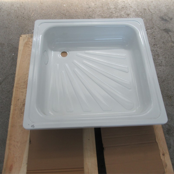 Поддон стальной 80*80*15 квадратный, строительный №15 уцененный (г. Екатеринбург)