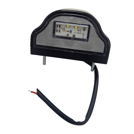 ПН-2-01-02 LED ФОНАРЬ ОСВЕЩЕНИЯ НОМЕРНОГО ЗНАКА 12/24 В. (все автомобили, пластмасс., светодиодный, 2 светодиода) (взамен ФП-131)