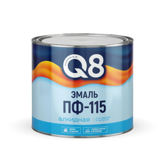 Эмаль ПФ-115 голубая,  1,8 кг, Formula Q8 (Формула Q8), Ростовская обл.