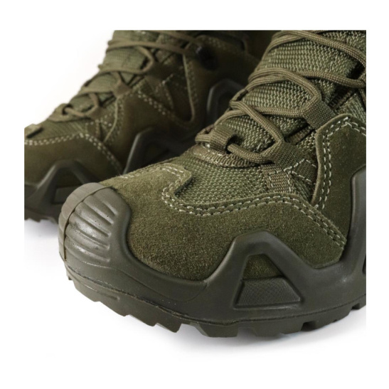 Ботинки треккинговые "E-PRO Special Mid KEVLAR" р.41 ПУ/Резина цв.оливковый кмф модель 102