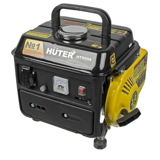 Генератор Huter HT950A, 0,95 кВт, 220 В, бензин, 4,2 л