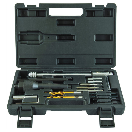 Набор приспособлений для демонтажа сломанных свечей накаливания/зажигания, 16 предметов (оригинал "Thorvik") GPRS16