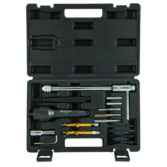 Набор приспособлений для демонтажа сломанных свечей накаливания/зажигания, 16 предметов (оригинал "Thorvik") GPRS16