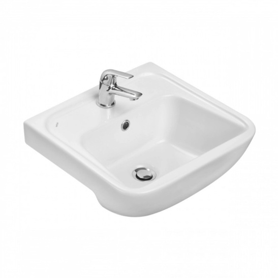 Раковина Лонги 45, с отверстием, с пьедесталом Анимо, 450x420 мм, г. Чебоксары