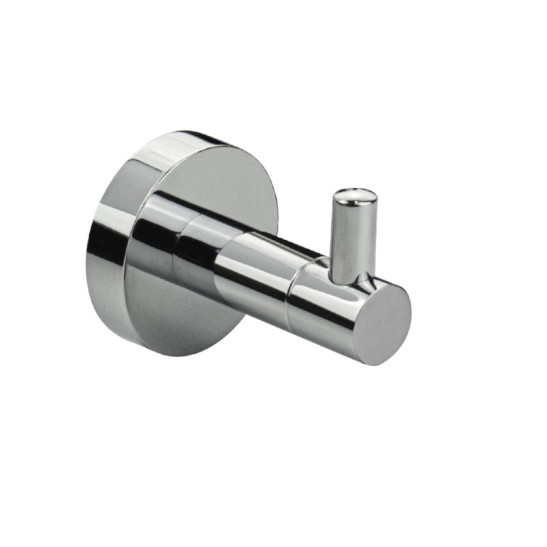 Крючок одинарный, хром, 79113, GFmark, Санакс