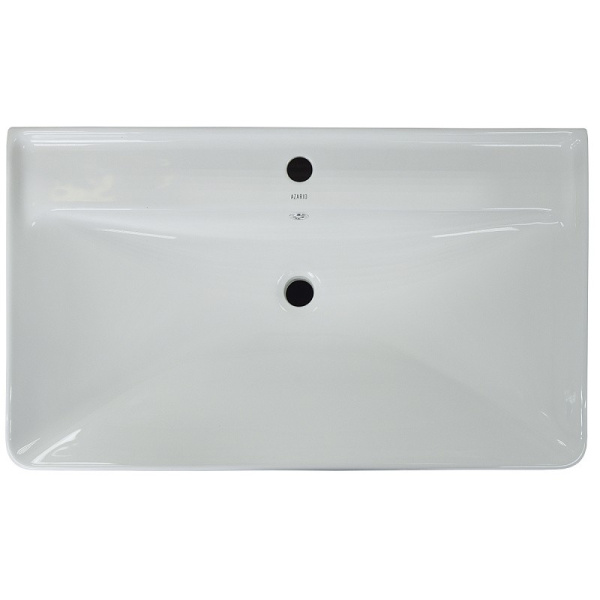 Комплект "LOTOS 80/2 подвесная (арт. CS00083931)" (тумба+умывальник Monte 80 AZ-836-80) 570x815x480 мм, эмаль, белый