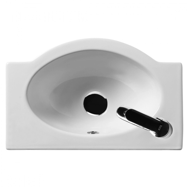 Раковина Форум 45 левая, с отверстием, без пьедестала, 455x290 мм, г. Чебоксары