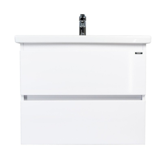 Комплект "Мальта 80 подвесная (арт. VMAL80COBEL-T2YP) " (тумба+умывальник COMO 80) 560x760x425 мм, пленка ПВХ, белый