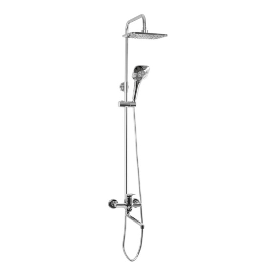 Стойка душевая тропический душ, с двумя лейками, 8575, МАГНУС, Санакс