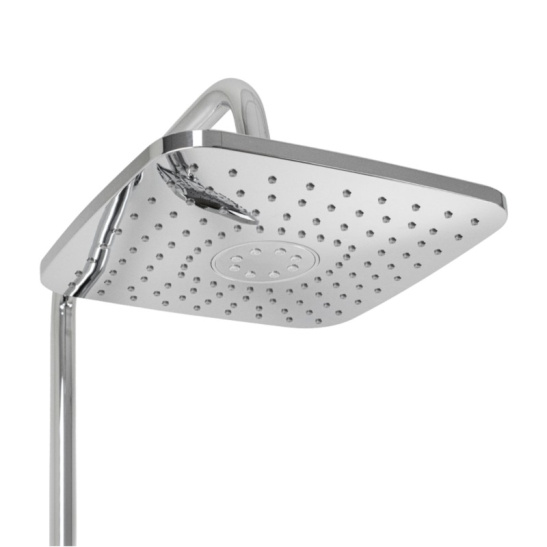 Стойка душевая тропический душ, с двумя лейками, 8575, МАГНУС, Санакс