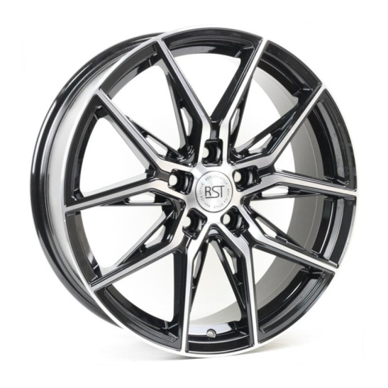 Диск литой RST R218 7,5Jx18H2 5/108 ET47 D60,1 BD (черный с полировкой), без крепежа