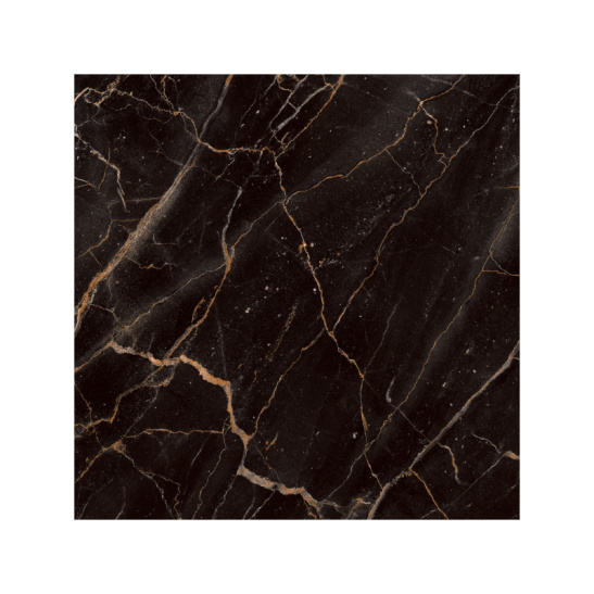 Керамогранит полиров. глянцевая  600x600 мм, 8,5 мм, "Madison black" черно-коричневый сорт 1  Keravit