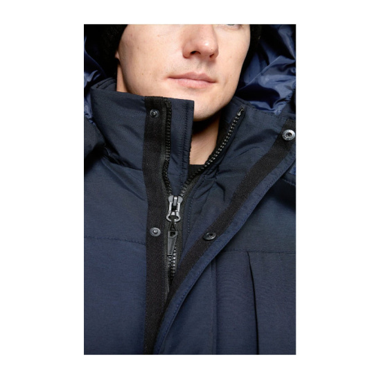 Куртка утепленная мужской "Челленджер", удлиненная, р. 52-54 (104-108) рост 3/4 (170-176), синий/васильковый