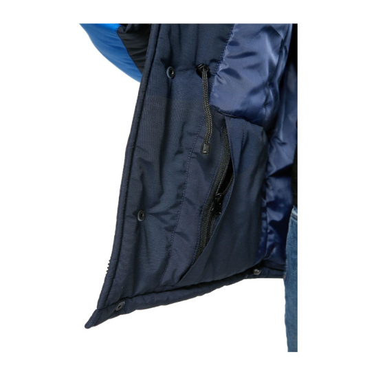 Куртка утепленная мужской "Челленджер", удлиненная, р. 52-54 (104-108) рост 3/4 (170-176), синий/васильковый