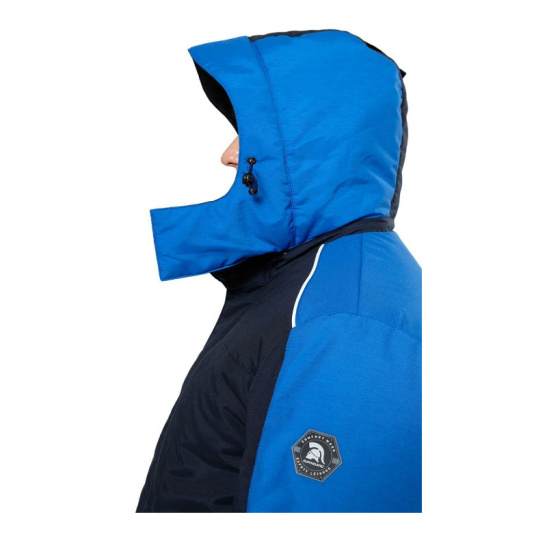 Куртка утепленная мужской "Челленджер", удлиненная, р. 56-58 (112-116) рост 5/6 (182-188), синий/васильковый