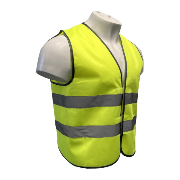 Жилет сигнальный с СОП 50 мм - 2 полосы "J02", р. 60-62 (120-124) XXXL, желтый флуоресцентный