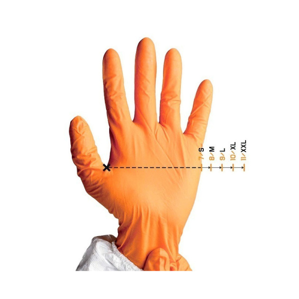 Перчатки латексные для защиты от химических воздействий КЩС-2 (р.10/XL) JCH-601 Acid Pro Jeta Safety