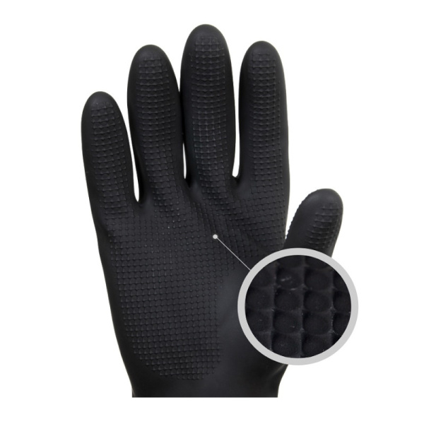 Перчатки латексные для защиты от химических воздействий КЩС-2 (р.10/XL) JCH-601 Acid Pro Jeta Safety