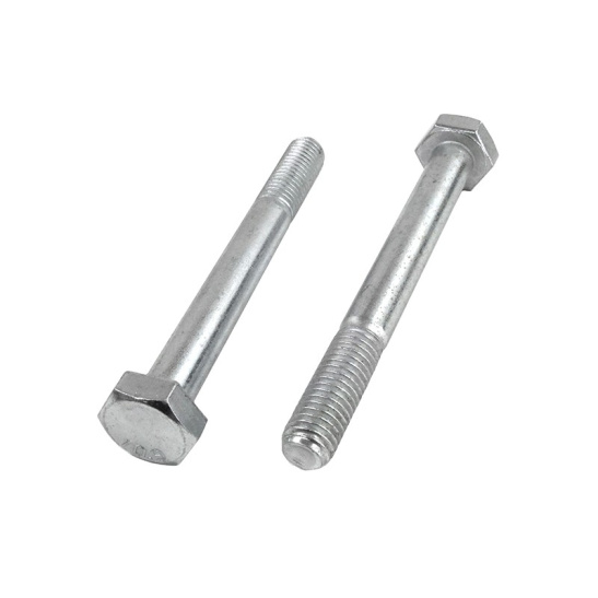 Болт М18x140 мм, цинк, кл. пр. 10,9, DIN 931, Китай