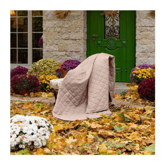 Покрывало двустороннее "Verossa", меланж, 220*240см цв.almond