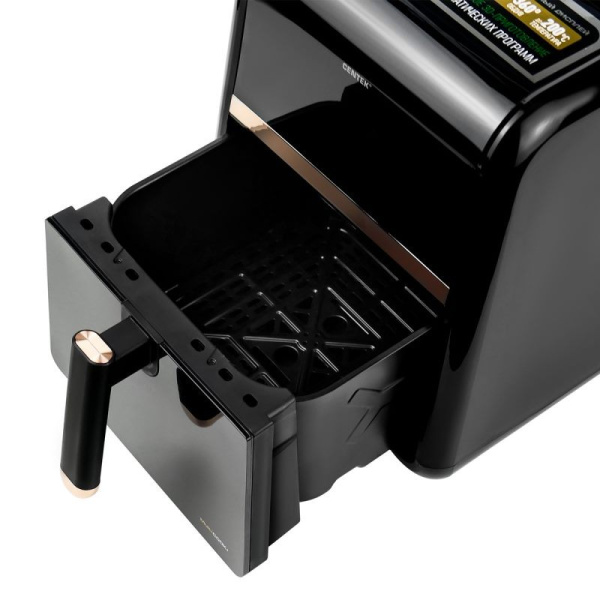 Аэрогриль CENTEK CT-3102, 5,0 л, 1500 Вт, сенсорное управление, 360 обдув,, таймер 60 мин