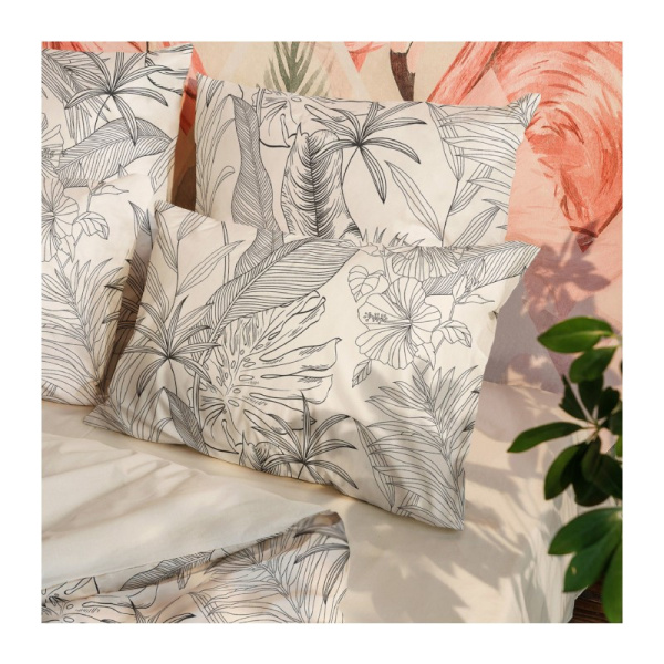 КПБ "Волшебная ночь" 1,5-спальный тк.Поплин П10 наволочки 50*70см цв."NATURAL BEAUTY" 30198/1+полубел