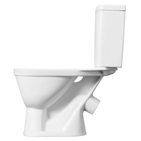 Унитаз-компакт Santek УНО, 1WH501613, косой выпуск, двухрежимная арматура, нижний  подвод, сиденье с микролифтом