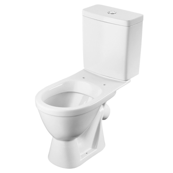 Унитаз-компакт Santek УНО, 1WH501613, косой выпуск, двухрежимная арматура, нижний  подвод, сиденье с микролифтом