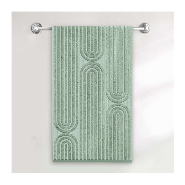 Полотенце махровое Волшебная ночь "Arco" 70*140см цв.полынь