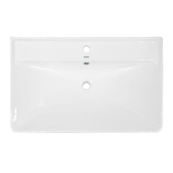 Комплект "LOTOS 60/2 напольная (арт. CS00081983)" (тумба+умывальник Monte 60 AZ-836-60) 835x615x475 мм, эмаль, белый