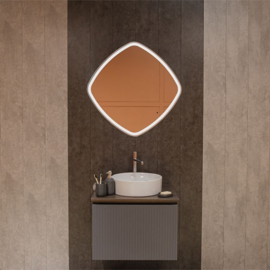 Зеркало "Barca - ТХ" 808x808 мм, с подсветкой, бесконтактный сенсор  арт. LED-00002973, г. Нижний Новгород, Россия