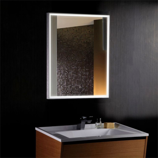 Зеркало "Сантана" вертикальное" 800x1000 мм, с подсветкой, сенсорный выключатель, арт. LED-00002389, г. Нижний Новгород, Россия