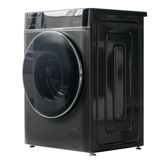 Стиральная машина Centek CT-1976 (10/6 кг, 1400 оборотов, с функцией сушки, пара, 52 см, прямой привод, цветной сенсор, A+++) черный