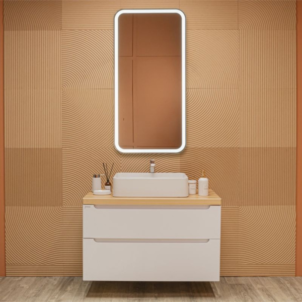 Зеркало "Мальта гор/верт" 600x1200 мм, с подсветкой, бесконтактный сенсор  арт. ФР-00002936, г. Нижний Новгород, Россия