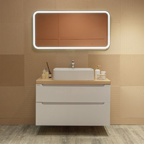 Зеркало "Мальта гор/верт" 600x1200 мм, с подсветкой, бесконтактный сенсор  арт. ФР-00002936, г. Нижний Новгород, Россия