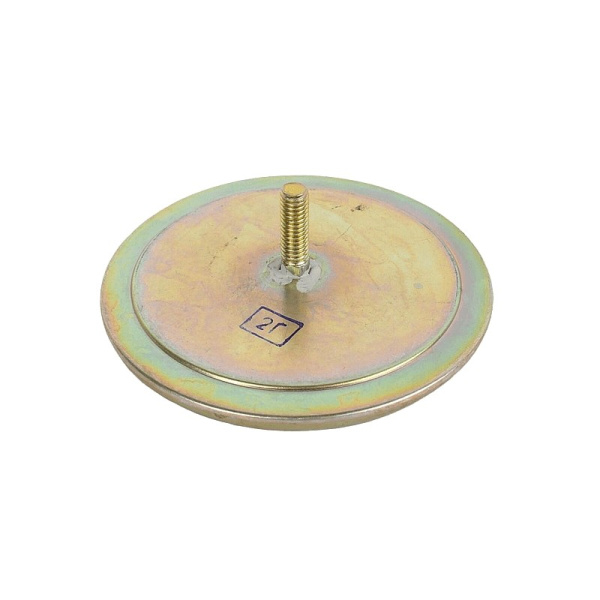 ФП-311-02 СВЕТОВОЗВРАЩАТЕЛЬ ОРАНЖЕВЫЙ (круглый, с болтом)