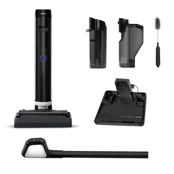 Пылесос Centek CT-2580 беспроводной, 300 Вт, 14000Па, до 35 мин, турбо-щетка, сухая/влажная+стерилизац.