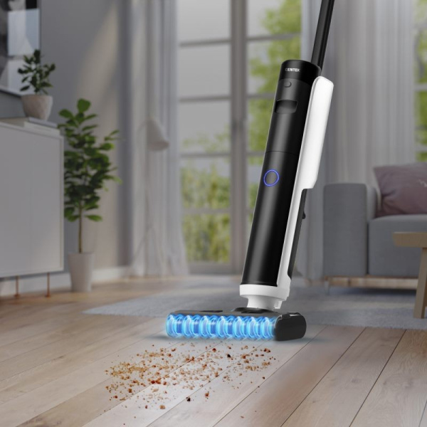 Пылесос Centek CT-2580 беспроводной, 300 Вт, 14000Па, до 35 мин, турбо-щетка, сухая/влажная+стерилизац.